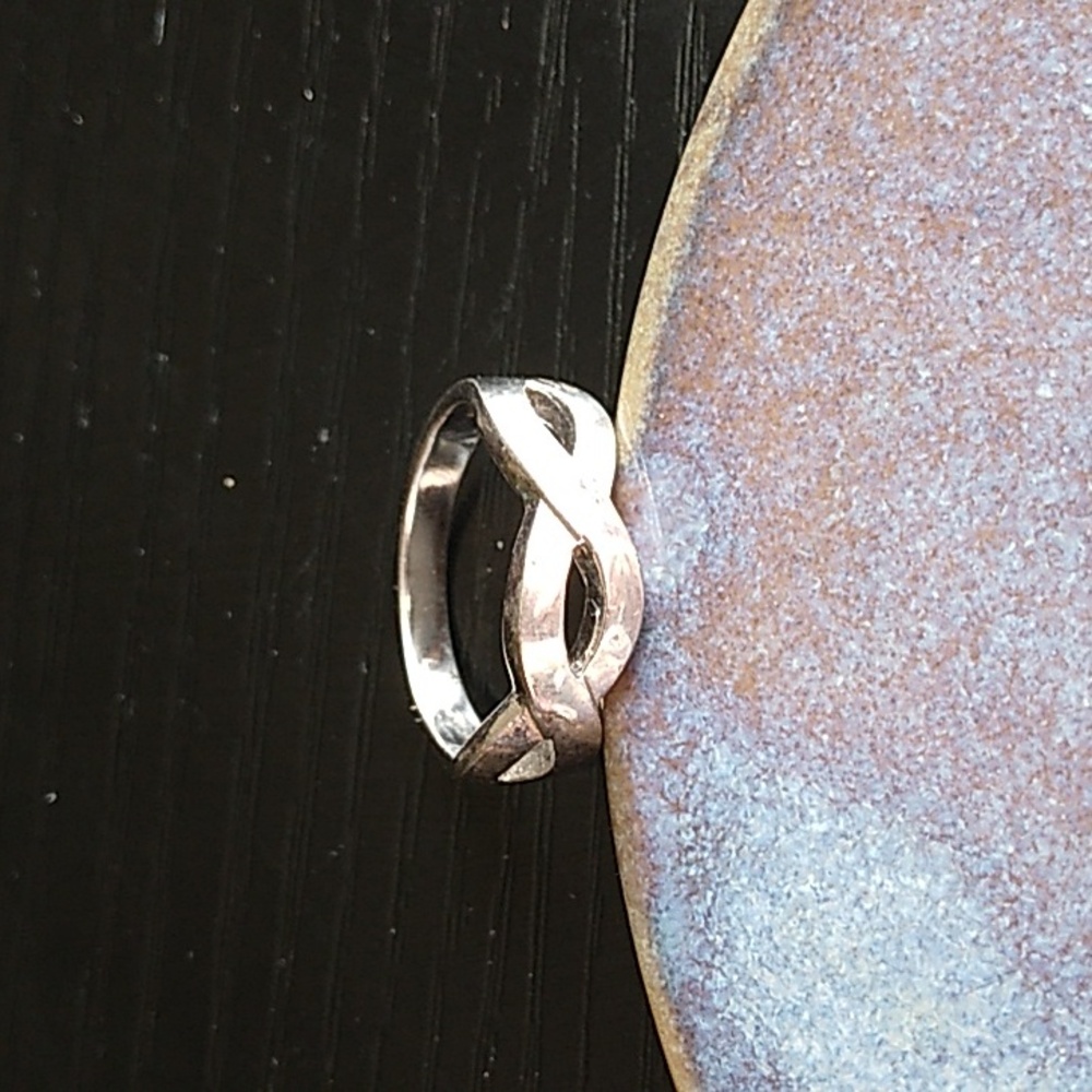 Sterling Silver Braided Infinity Ring
